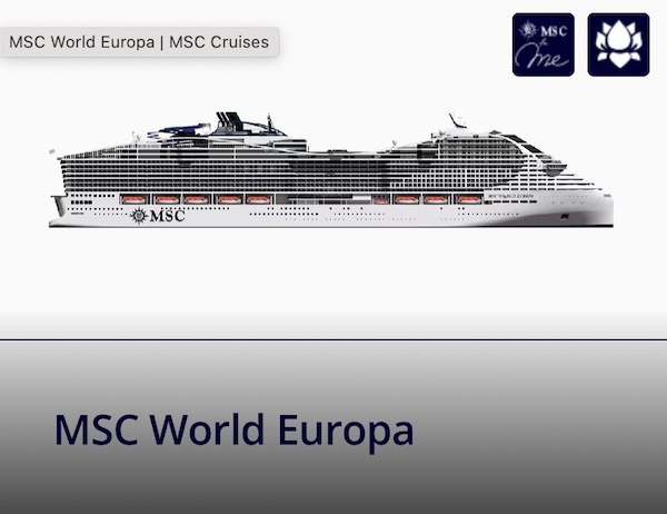 کشتی کروز MSC WORLD EUROPA