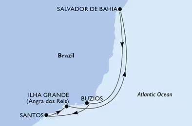 MSC PREZIOSA BRAZIL